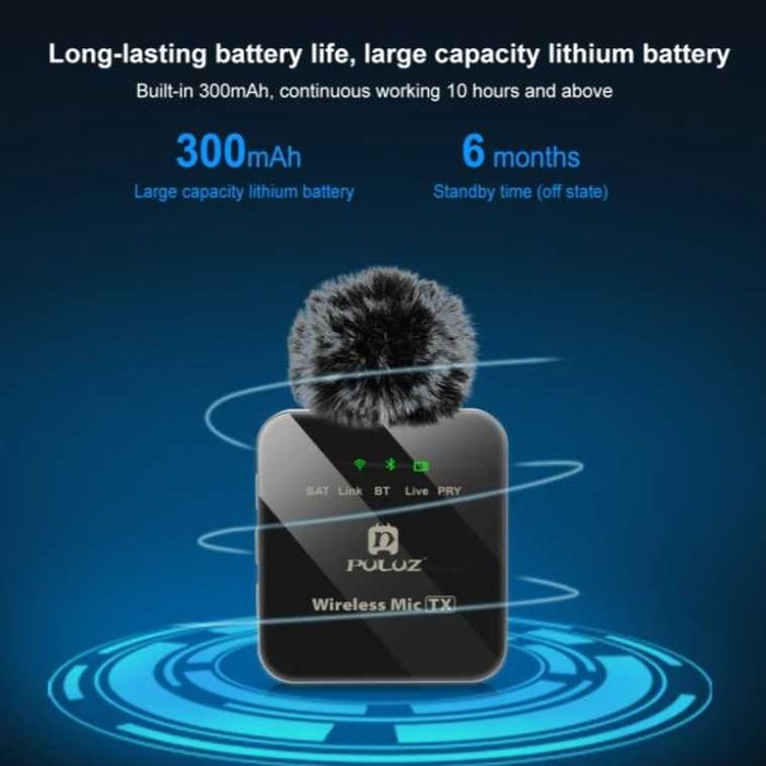 петличный микрофон PULUZ 646B