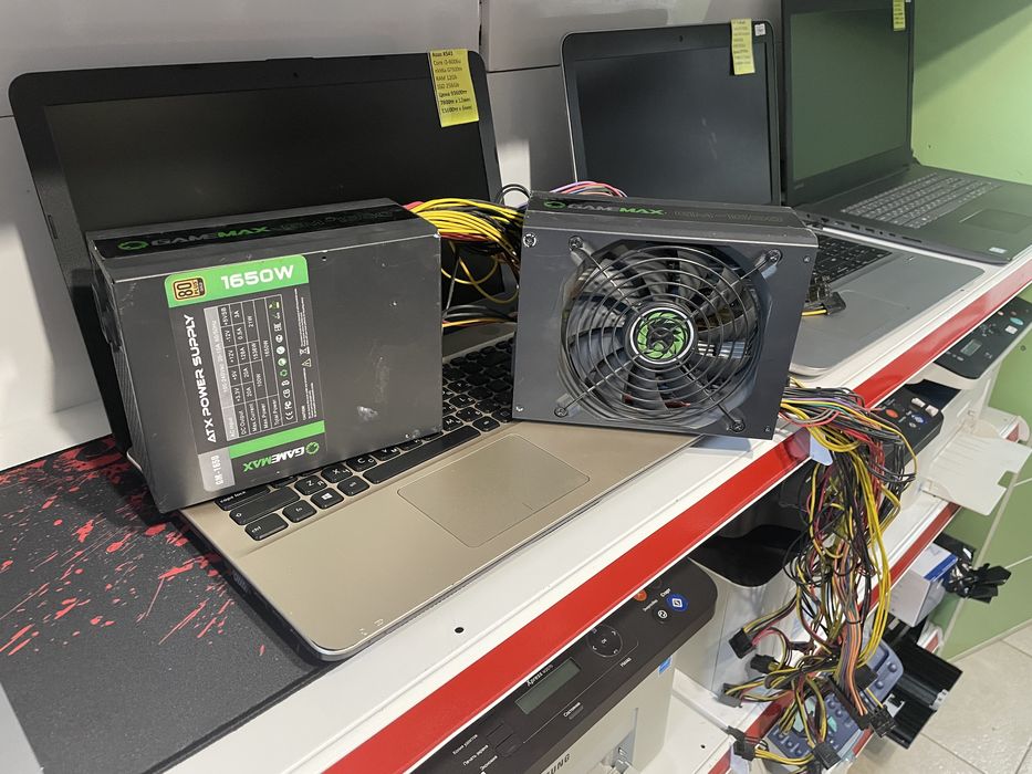 Блок питания 1650w, 4х8pin