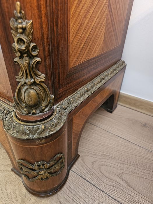 Comoda Art Noveau , blat marmura , bronz masiv