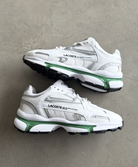 Lacoste L003 white and green