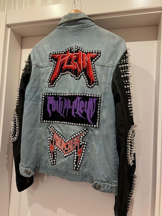 100% Philipp Plein original denim jacket