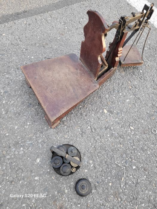 Cantar vechi lemn masiv