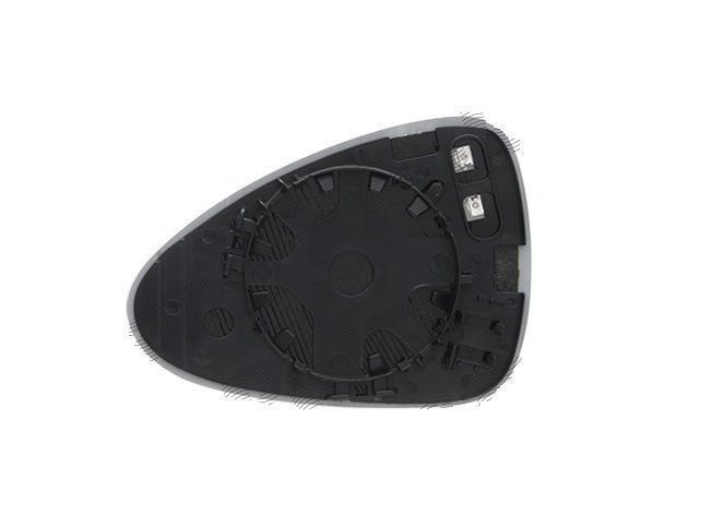 Geam oglinda exterioara cu suport fixare Porsche Panamera (970), 09.2009-09.2016, partea Dreapta, incalzit; sticla convexa; geam cromat, Aftermarket