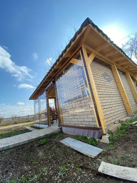 Folie terasa, folii terase și foișoare transparenta premium Cristal 08