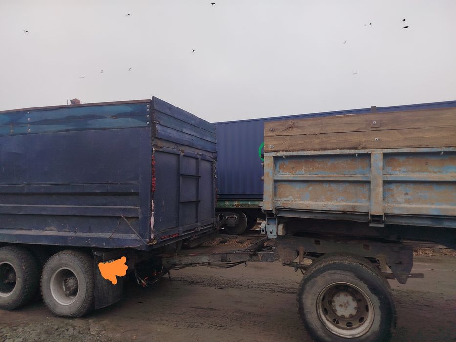 Камаз самосвал с прицепом