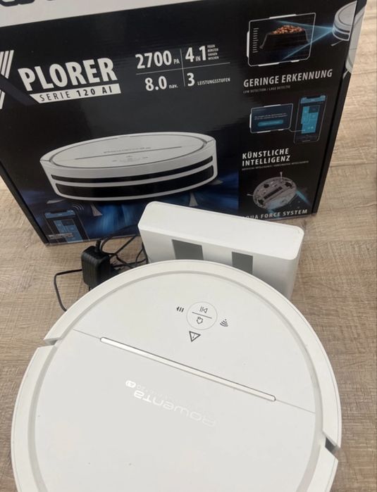 Robot aspirator Rowenta Explorer Serie 120 AI, WiFi,2700Pa, statie inc