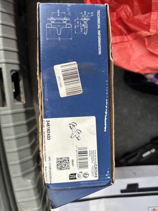 Baterie cada termostata Grohe Grohtherm 1000 black matt