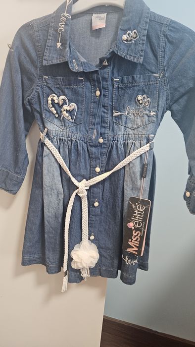 Денкова рокля за момиче на 3г.