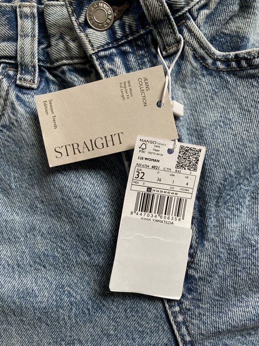 Нови дънки Mango, размер 32
