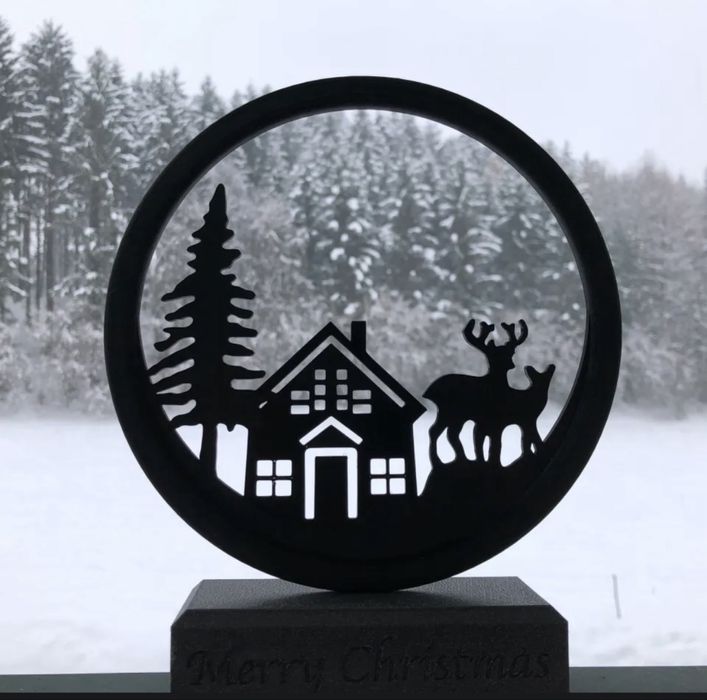 Коледни декорации 3D принтирани