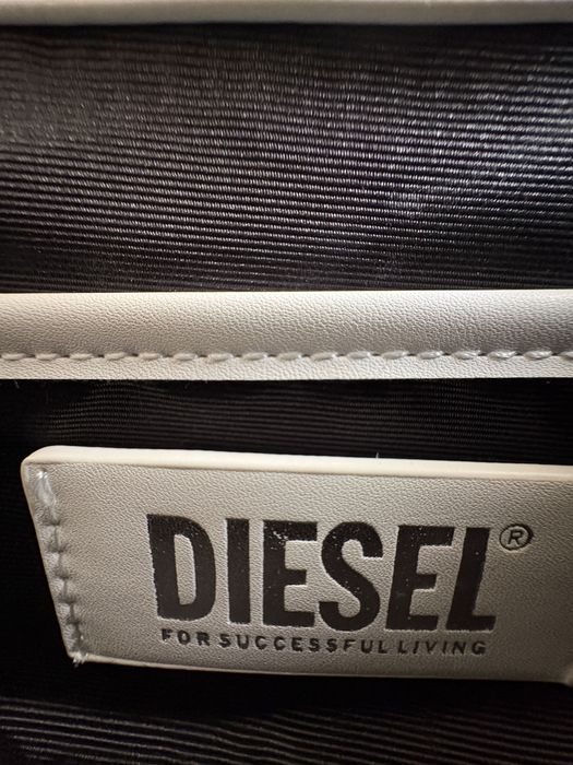 Geanta alba Diesel