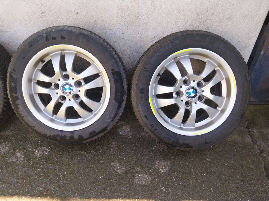 Оригинални Алуминиени джанти 16 Гуми Michelin Alpin 5 ET34 7J БМВ/BMW