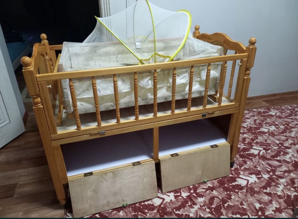 Детский манеж кроватик