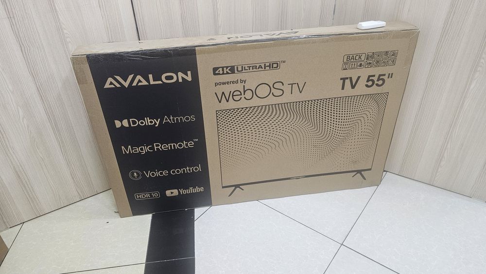 Телевизор Avalon 55 webOS TV. Янги. Каробкада. Очилмаган