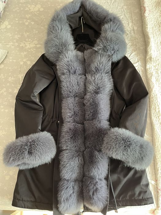 Geaca Parka blana naturala vulpe