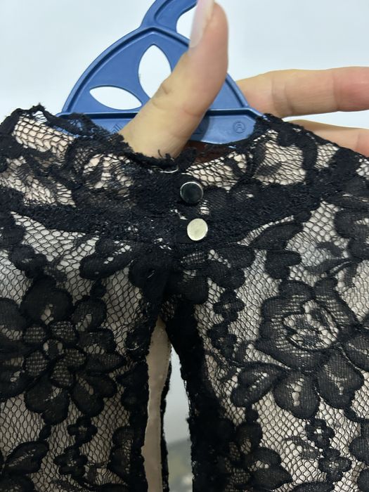 Ажурная блузка с вырезом, Zara