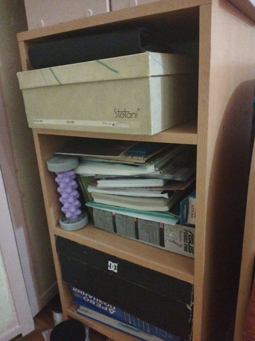 Тумбочка открытая светлый бук