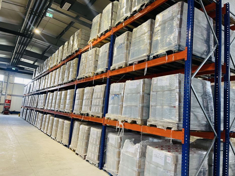 Rafturi metalice pentru paleti 800 kg