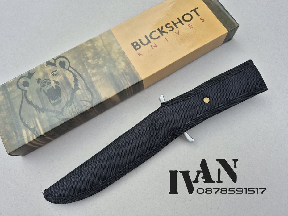 Ловен нож BUCKSHOT с кания от текстил