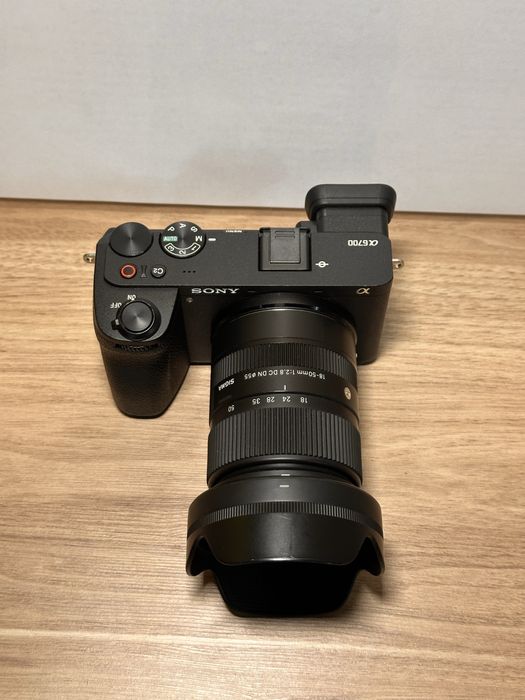 Sony a6700 с sigma 18-50