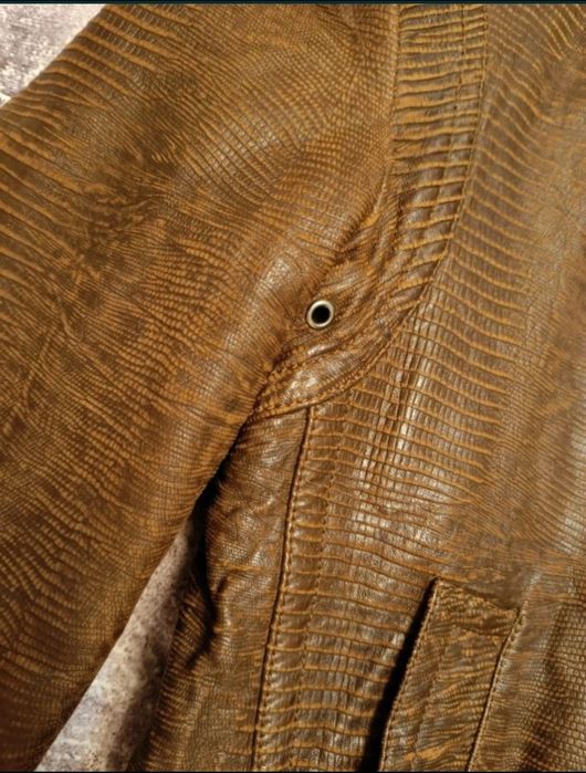 Geaca piele Gianfranco Ferre originala