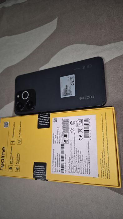 Смартфон Realme Note 70T, 4GB RAM, 128GB, Черен