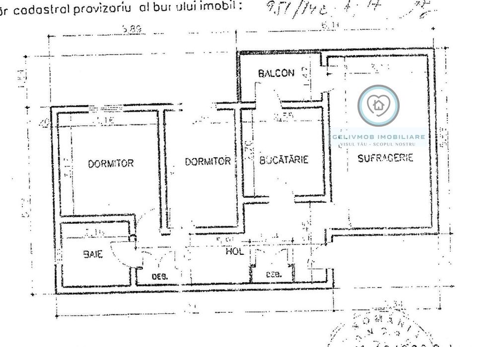 Malu Rosu - 3 camere cf 1 DEC, spatios, LIBER