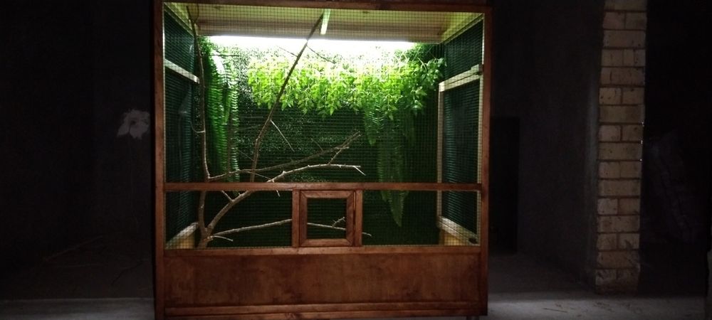 Вальер для декоративных птиц