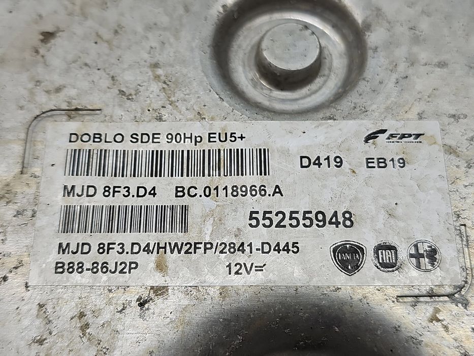 Calculator motor ECU Fiat Doblo Cargo Corto [Fabr 2010-2022] 55255948