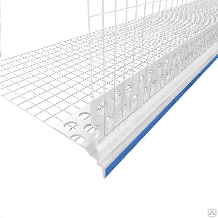 ПВХ уголок стеклосеткой