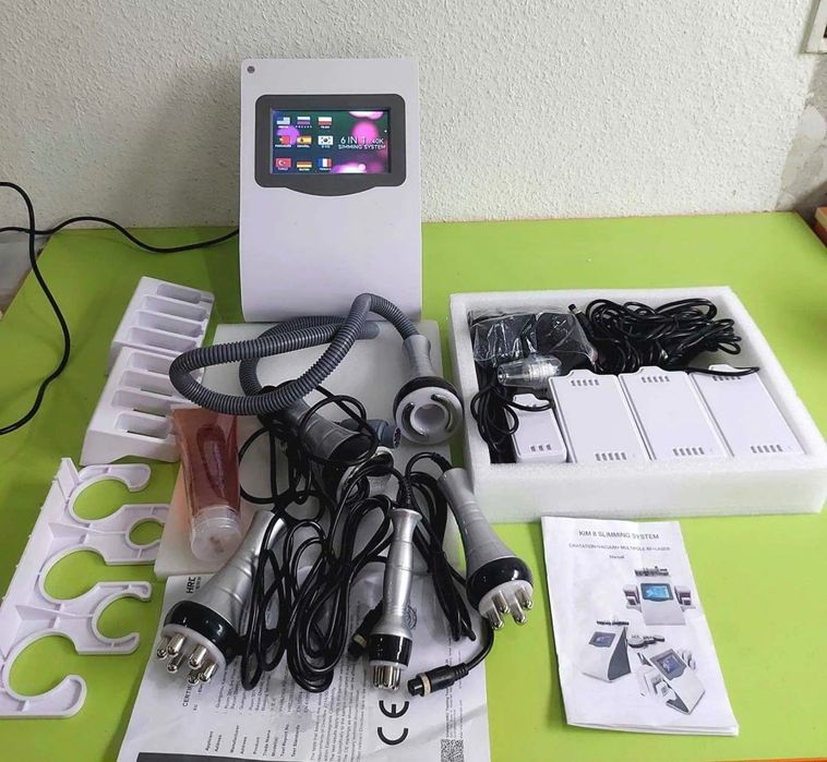 Козметичен уред 6 в 1 - RF кавитация вакуум липолазер