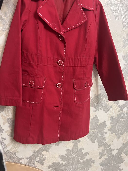 плащ красный детский