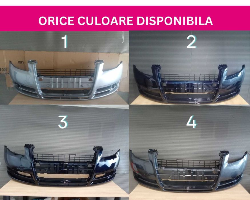 Bara fata Audi A4 B7 Negru Alb Gri Argintiu Albastru Rosu Verde Maro
