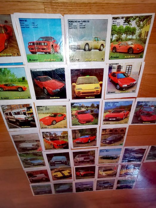 Колекция от картички с коли "BomBibom"