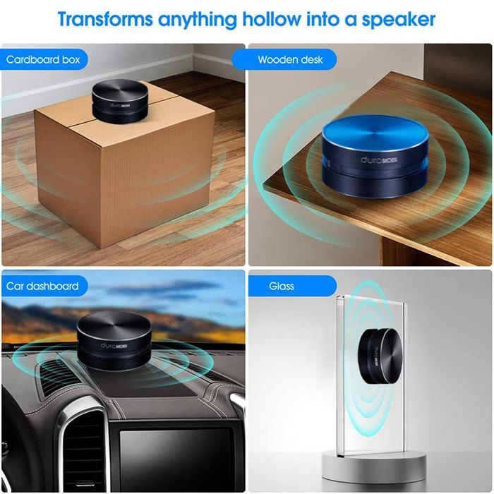 2 мини тонколони Humbird с костна проводимост, миниатюрен безжичен...