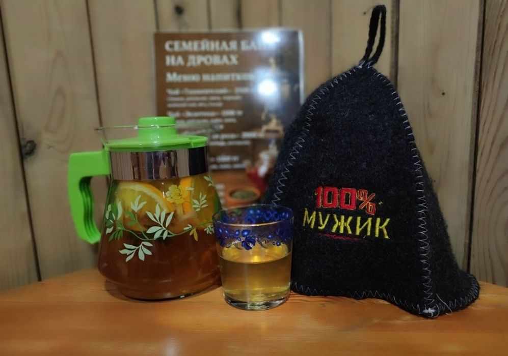 Семейная баня на дровах