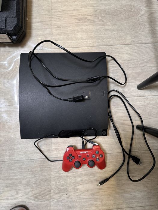PlayStation 3 Super Slim (прошивка через HEN). Кабель питания и hdmi