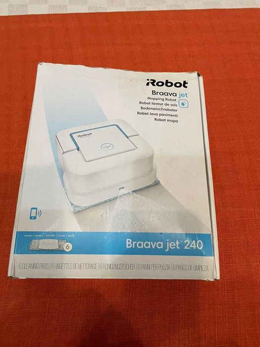 Braava Jet 240 робот - моп за сухо и мокро почистване iRobot Roomba
