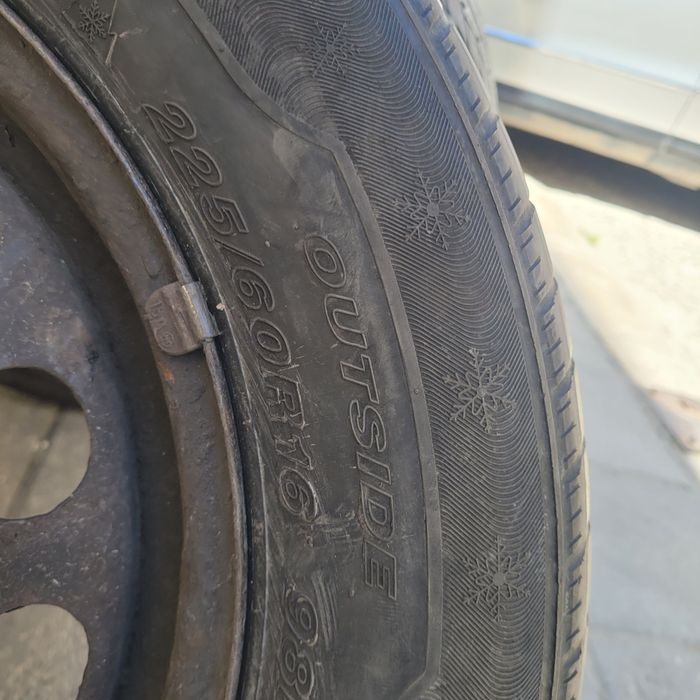 Джанти 16 за wv с гуми 225/60/16