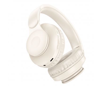 Casti Wireless HOCO W45 A2DP Milky White