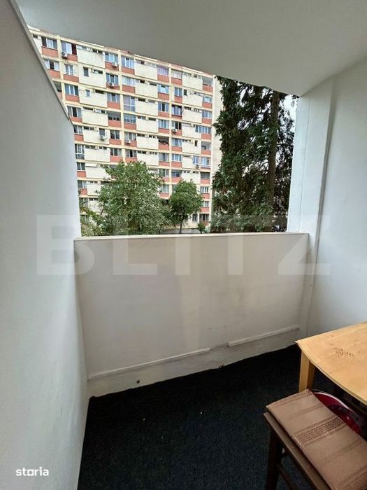 Garsoniera renovata, 28 mp, balcon, zona BIG Manastur