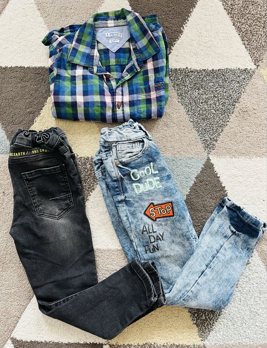 Лот от дрешки риза Mayoral 104 и дънки