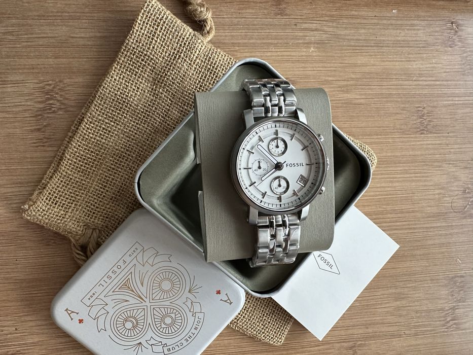 Ceas Fossil de dama Boyfriend silver nou ES2198