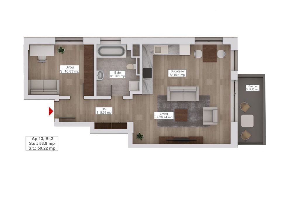 Randări 3D & Planuri 2D – Interioare, Exterioare, Amenajări