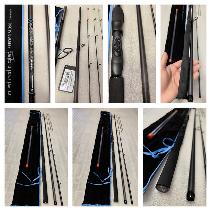 SET 2 Feedere FL Strategist Method 3.90M, 100G +2 Mulinete FL MF6500