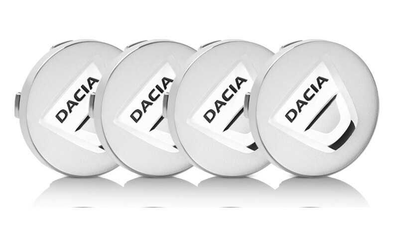 Capace jante aliaj Dacia 60mm exterior - Argintiu