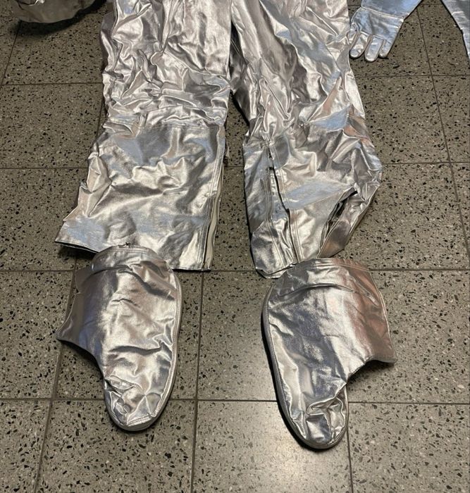 Costum original anti-foc aluminizat pompieri patrundere grea
