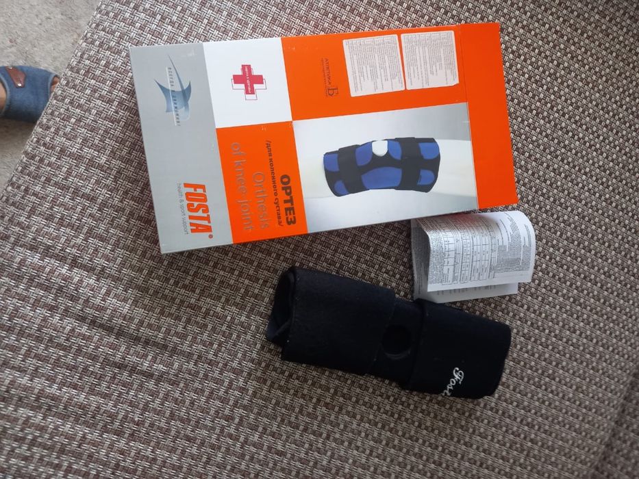 Тутор на ногу / ортез (коленный сустав)