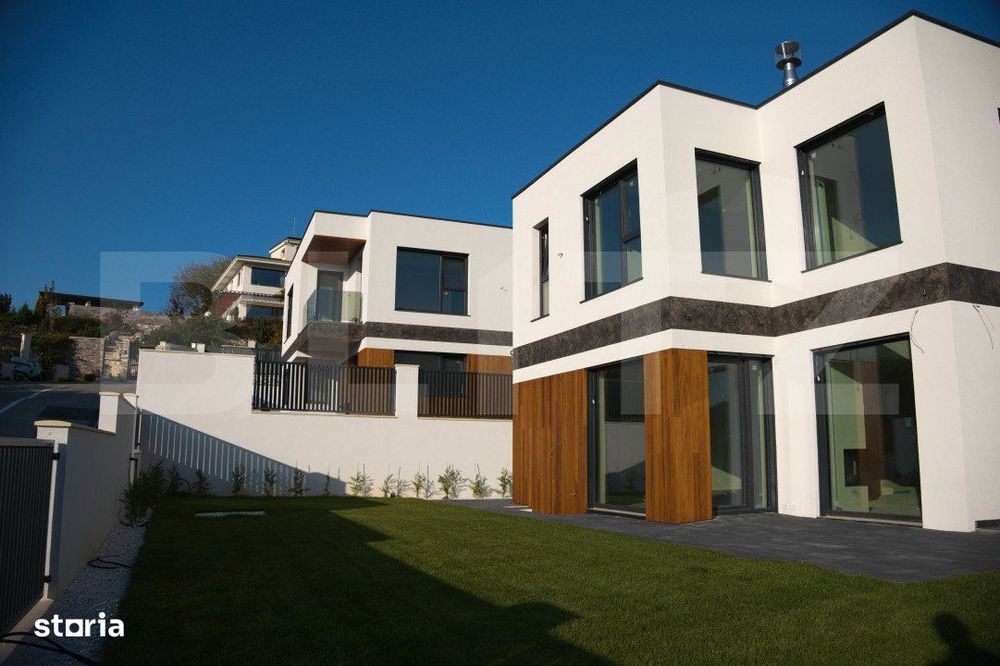 Vila Smart Home,tamplarie casa pasiva,jaluzele ascunse, semineu, sauna