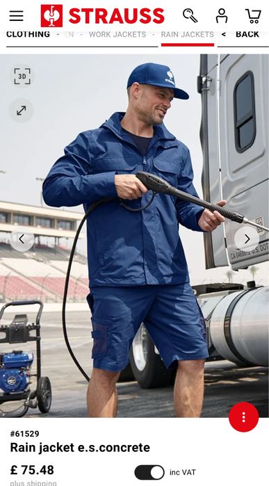 Geaca munca/echipament protecție  Engelbert Strauss Concrete - L